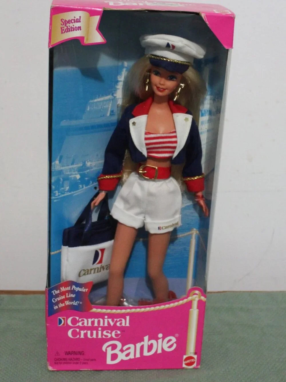 Vintage Barbie Carnival Cruise Doll, 1997 Mattel 15186 NRFB